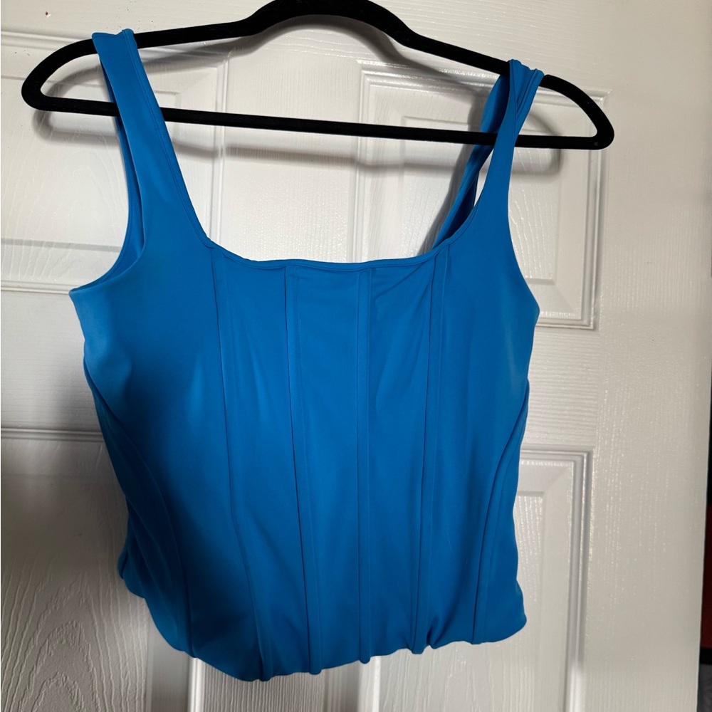 Express Vibrant Blue Corset Top